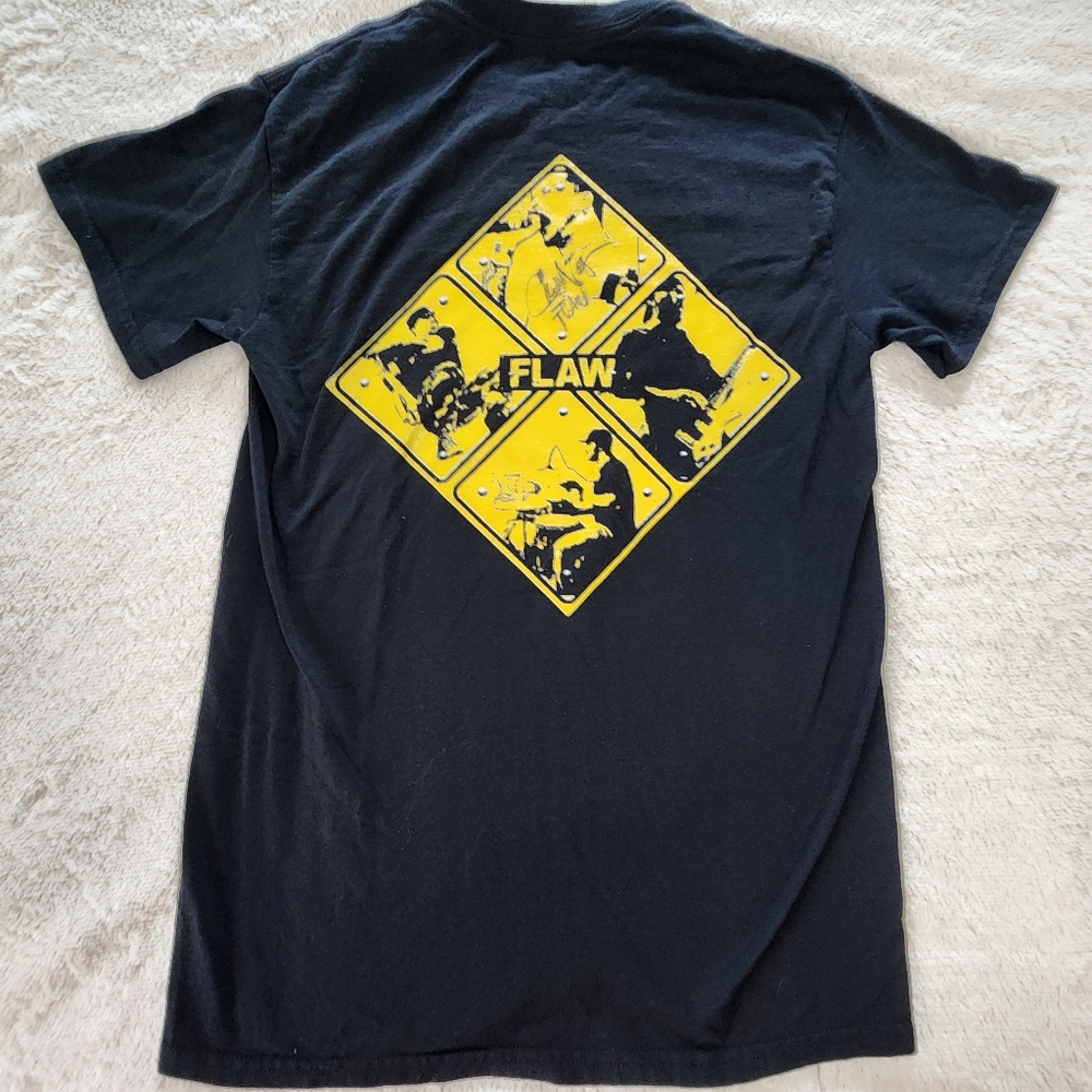 5 for $25 Artist Signed Flaw Band T-Shirt Only The Strong Survive - Picture 7 of 9